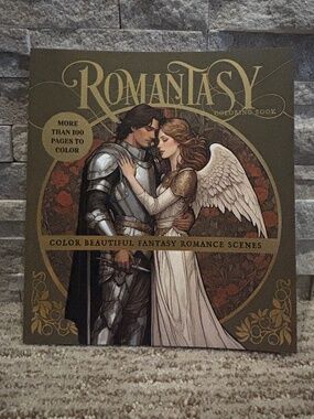Romantasy Adult Colouring Book